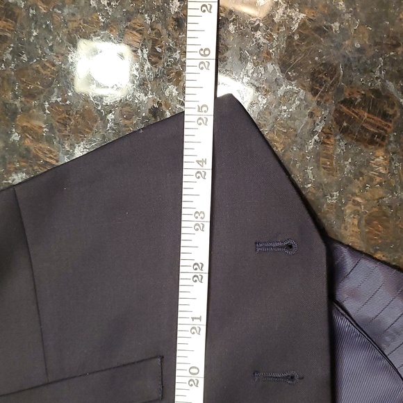 Navy Button-Up Vest - Picture 8 of 10